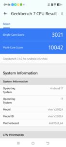Vivo X500 Pro Max Geekbench 7 Vivo X500 Pro Max Geekbench 7