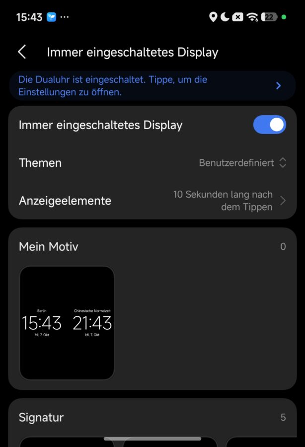 Xiaomi 18 Fold Display Settings Always On Display Xiaomi 18 Fold Display Settings Always On Display
