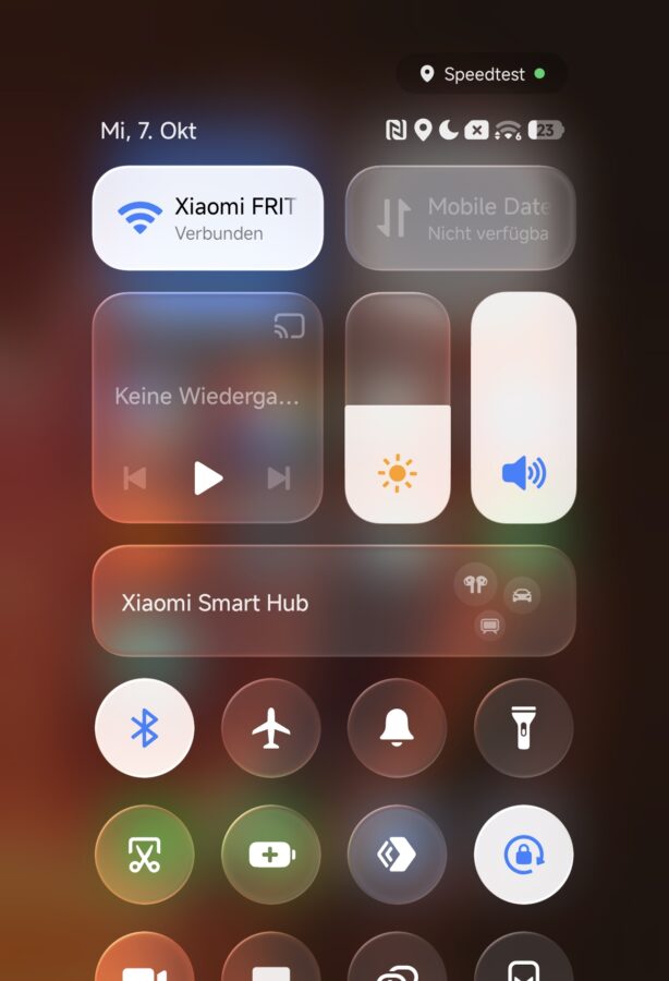 Xiaomi 18 Fold HyperOS4 Quick Settings Xiaomi 18 Fold HyperOS4 Quick Settings