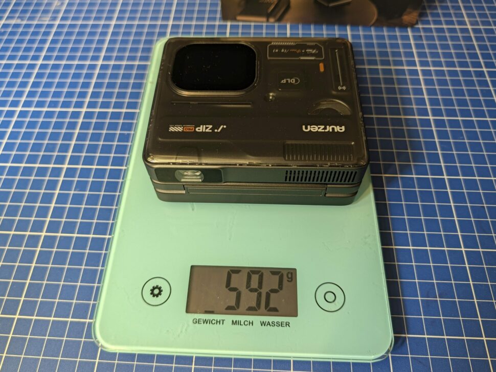 Aurzen ZIP PRO 22 1 Aurzen ZIP PRO auf der Waage