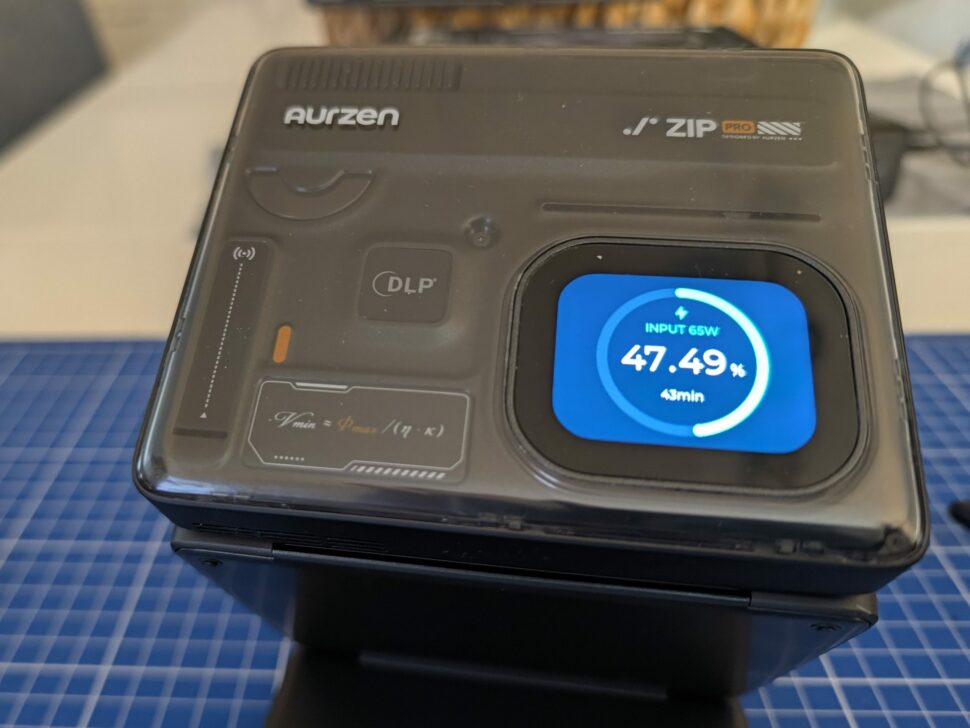 Aurzen ZIP PRO 49 Aurzen ZIP PRO Statusanzeige im Display