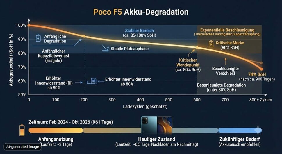 Akku Degradation Poco F5 Akku Degradation Poco F5