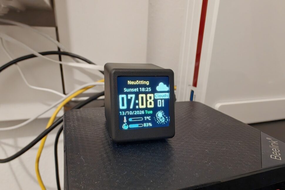 GeekMagic SmallTV Ultra Wetteruhr tagsueber GeekMagic SmallTV Ultra Wetteruhr tagsueber