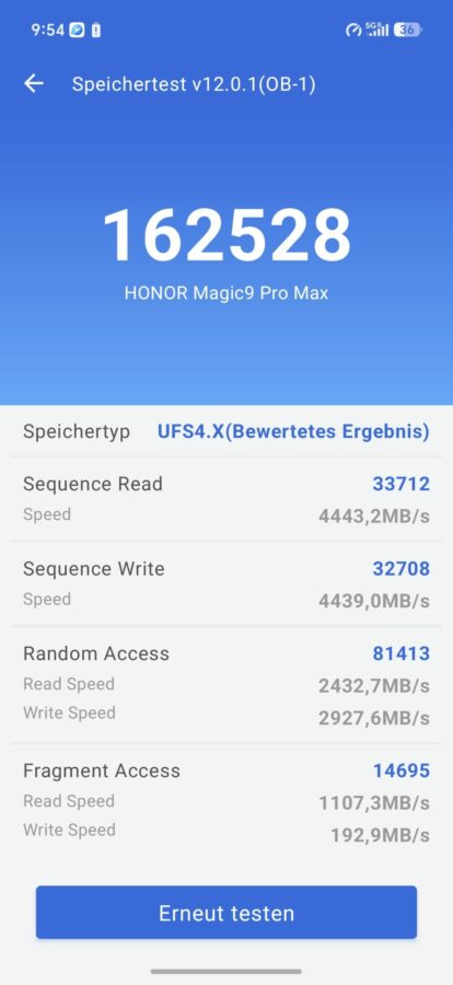 honor magic 9 pro max antutu storage test honor magic 9 pro max antutu storage test