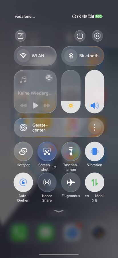 honor magic 9 pro max magicos11 quick settings Honor Magic 9 Pro Max MagicOS 11 Quick-Settings