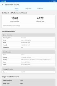 HUAWEI MatePad Air Test Screenshot Benchmark 9 HUAWEI MatePad Air Test Screenshot Benchmark 9