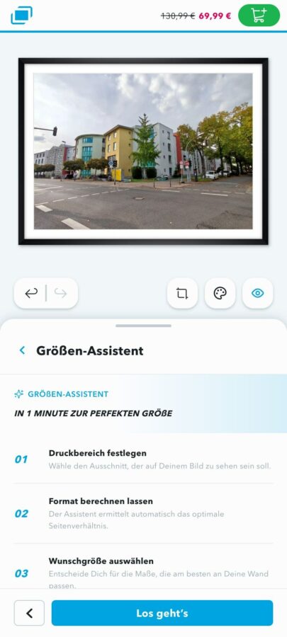 myposter groessen assistent start Startseite des Myposter Größen-Assistenten