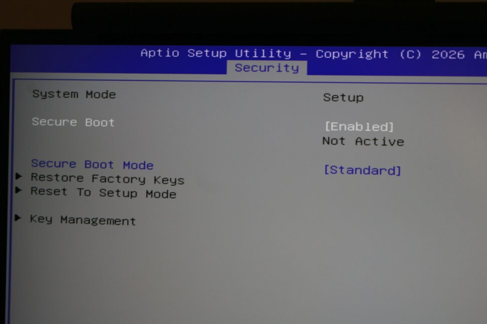 SOYO M5 BIOS Secure Boot Soyo M5