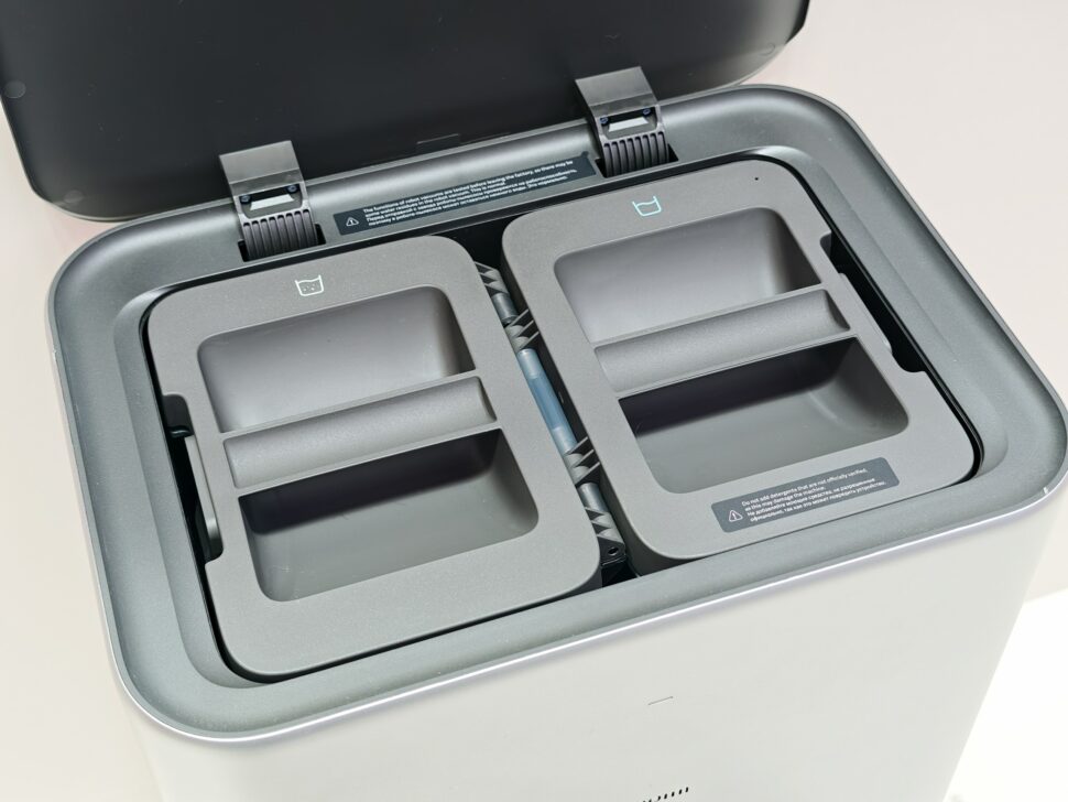 xiaomi robot vacuum 6 max station wassertanks Frisch- und Schmutzwassertank oben in der Station des Xiaomi Robot Vacuum 6 Max