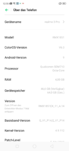 Realme 3 pro color os 5